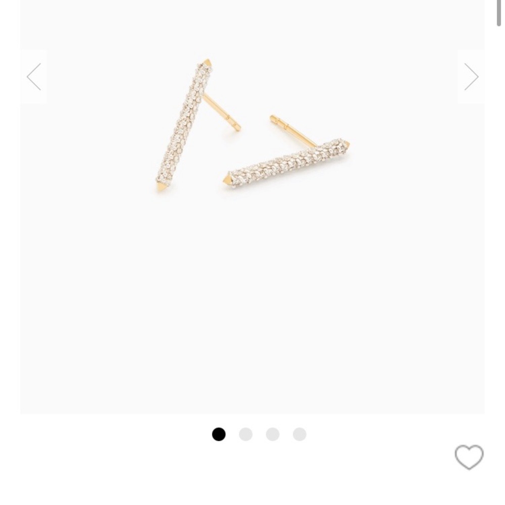 Kendra Scott Fine Jewelry - Raelynn 14kt Gold Studs with White Diamonds